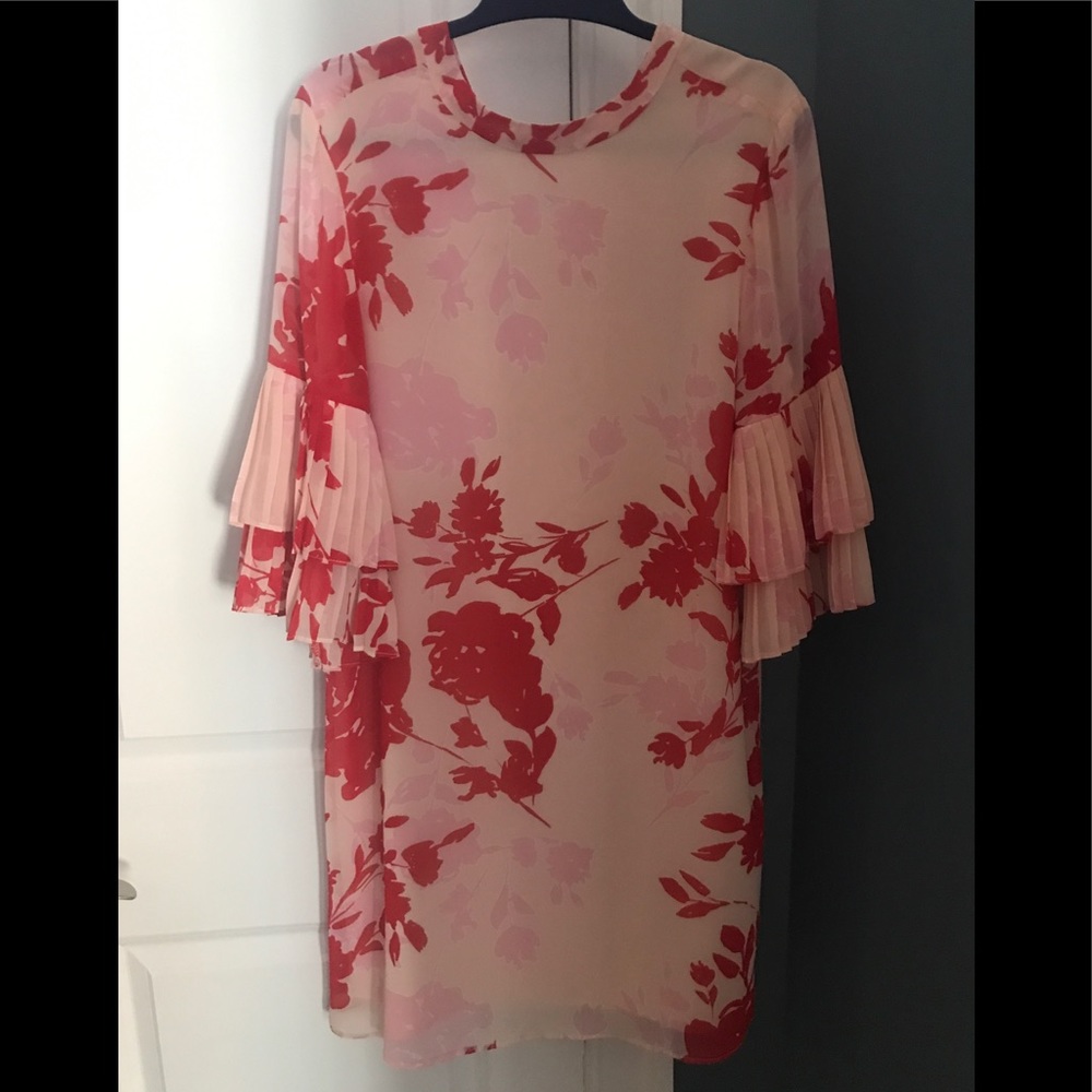 New Pink and Red Dress